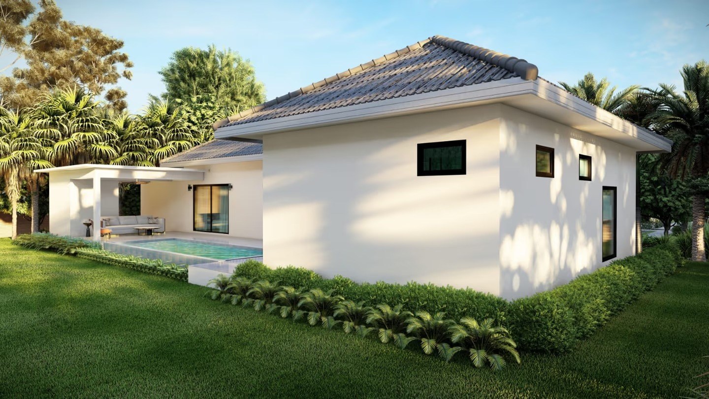 Wild Orchid Villas — архитектурный рендер экстерьера виллы